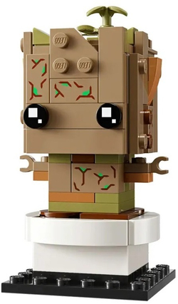 Конструктор LEGO Brickheadz Marvel Грут в горшке | 40671