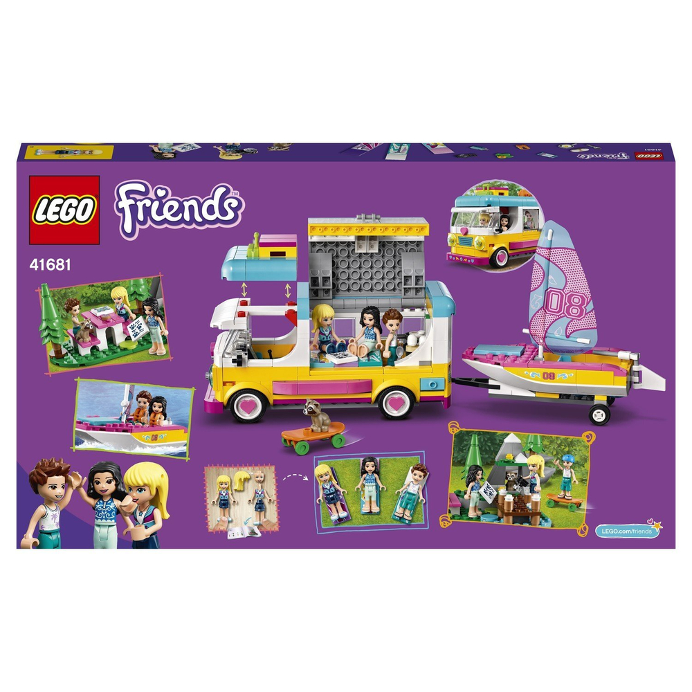 Конструктор LEGO Friends Лесной дом на колесах и парусная лодка | 41681