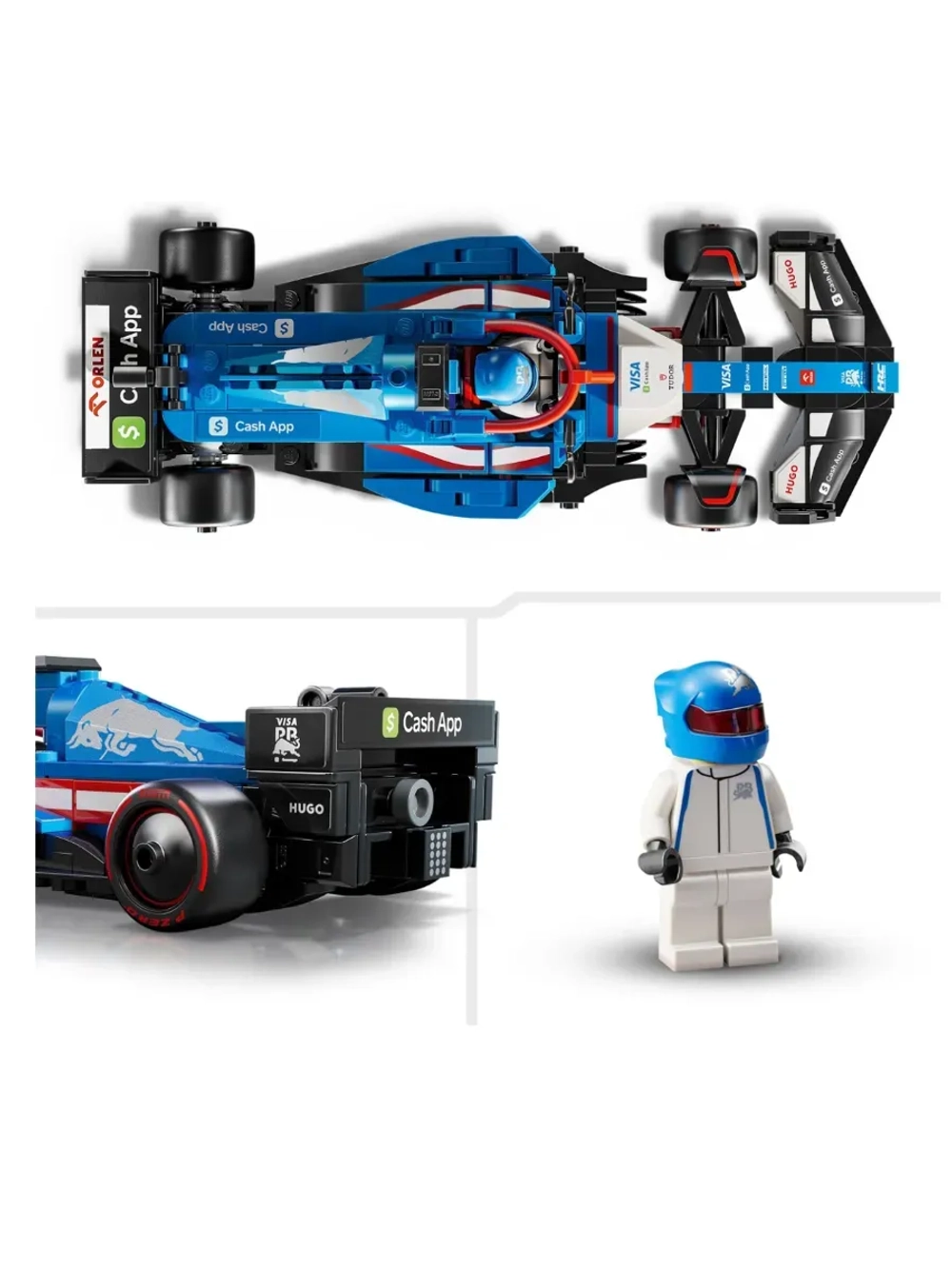 Конструктор LEGO Speed Champions 77246 Автомобиль Visa Cash App RB VCARB 01 F1
