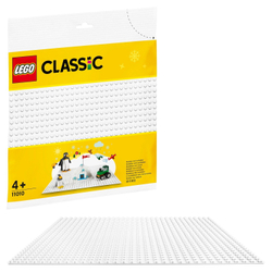Конструктор LEGO Classic Пластина базовая Белая | 11010