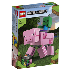 Конструктор LEGO Minecraft Свинья и Зомби-ребенок большой | 21157