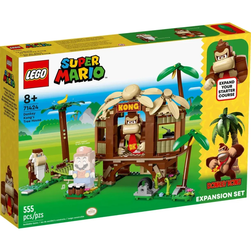 Конструктор LEGO Super Mario Набор для расширения Дом на дереве Донки Конга | 71424