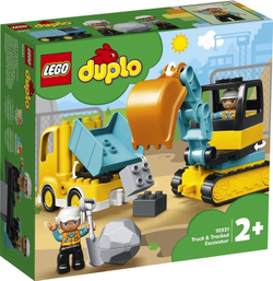 Конструктор LEGO DUPLO Грузовик и гусеничный экскаватор | 10931