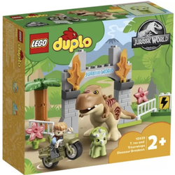 Конструктор LEGO DUPLO Jurassic World Побег динозавров: тираннозавр и трицератопс | 10939