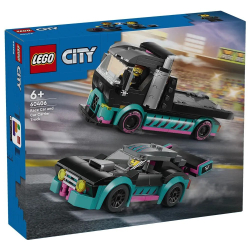 Конструктор LEGO City Гоночный автомобиль и грузовик-автовоз | 60406