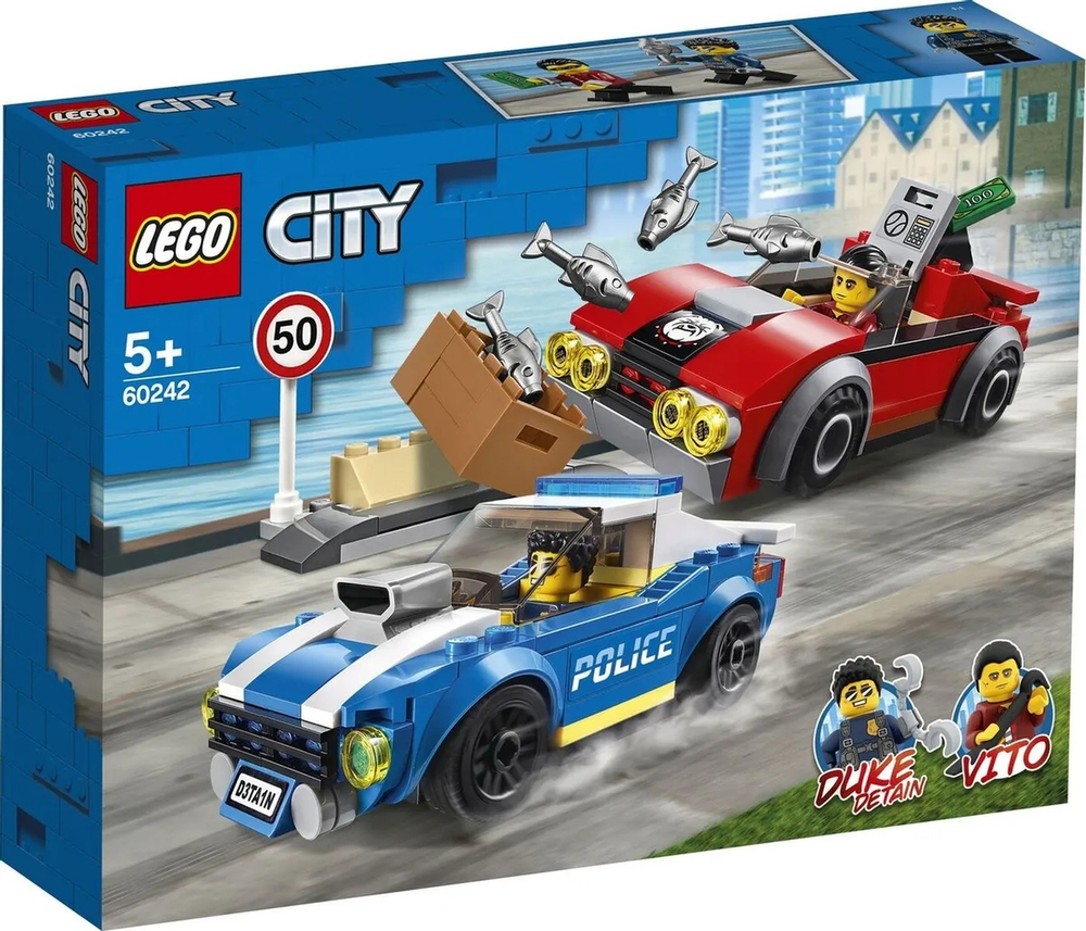 Конструктор LEGO City Police Арест на шоссе | 60242