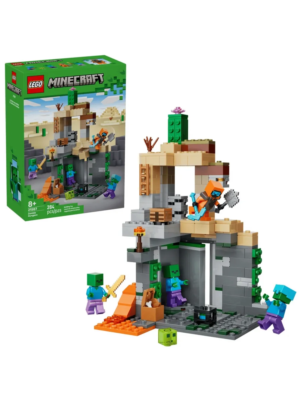 Конструктор LEGO Minecraft 21587 Подземелье зомби