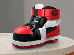 Конструктор JAKI 8202 Красно-белая кроссовка