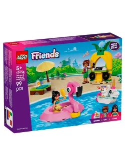Конструктор LEGO Friends 42658 Вечеринка у бассейна с единорогом и фламинго