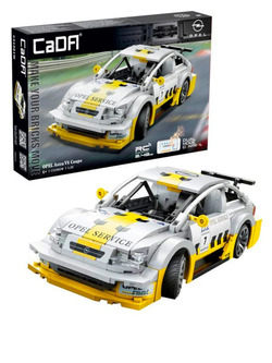 Конструктор CaDA радиоуправляемый Opel Astra V8 Coupe масштаб 1:20, 330 элементов - C51081W