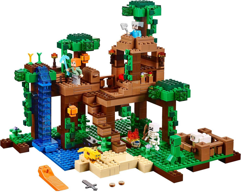 Конструктор Домик на дереве в джунглях | 21125, 10471