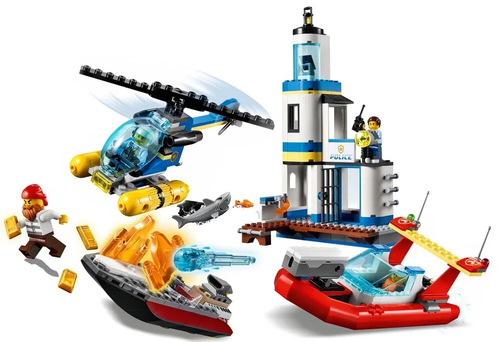 Конструктор LEGO City Операция береговой полиции и пожарных | 60308