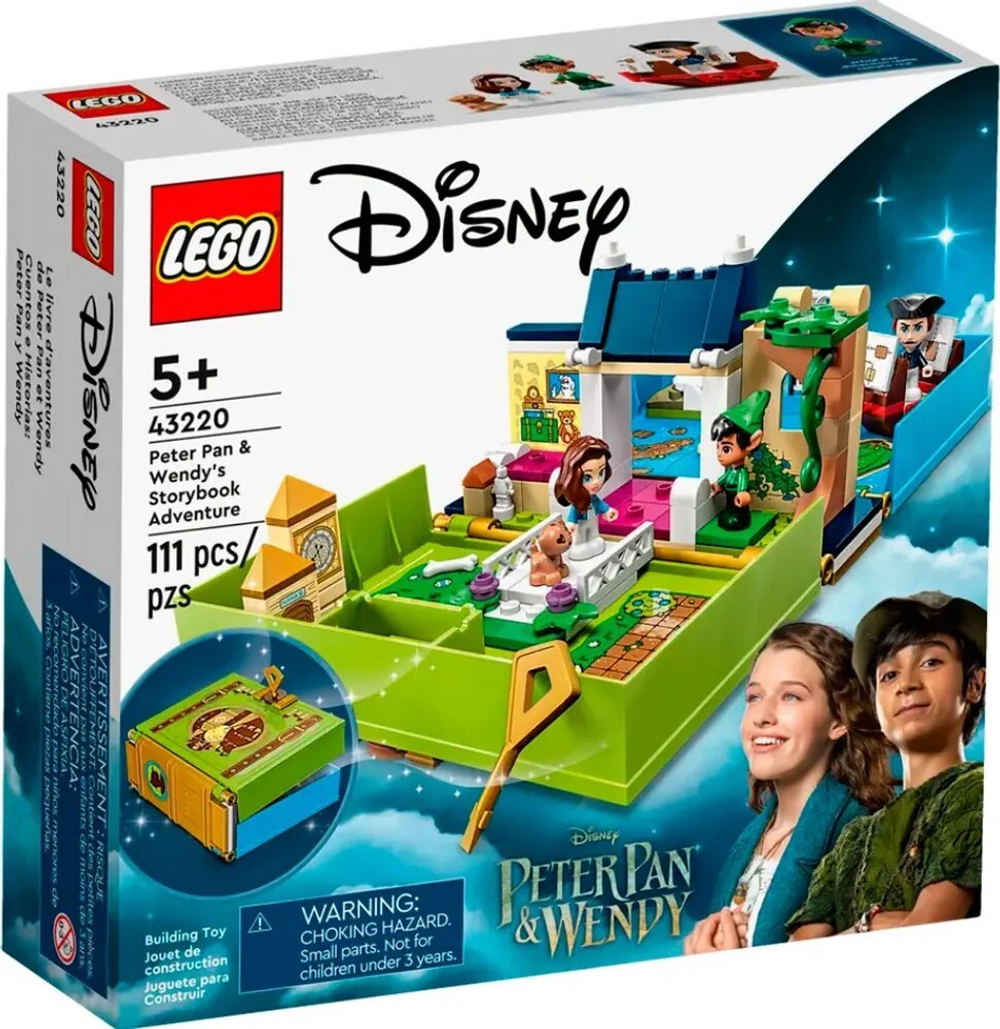 Конструктор LEGO Disney Приключение Питера Пэна и Венди | 43220