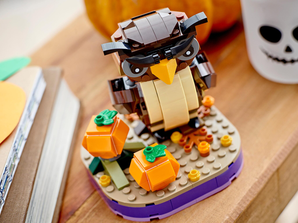 Конструктор LEGO BrickHeadz Хэллоуинская сова | 40497