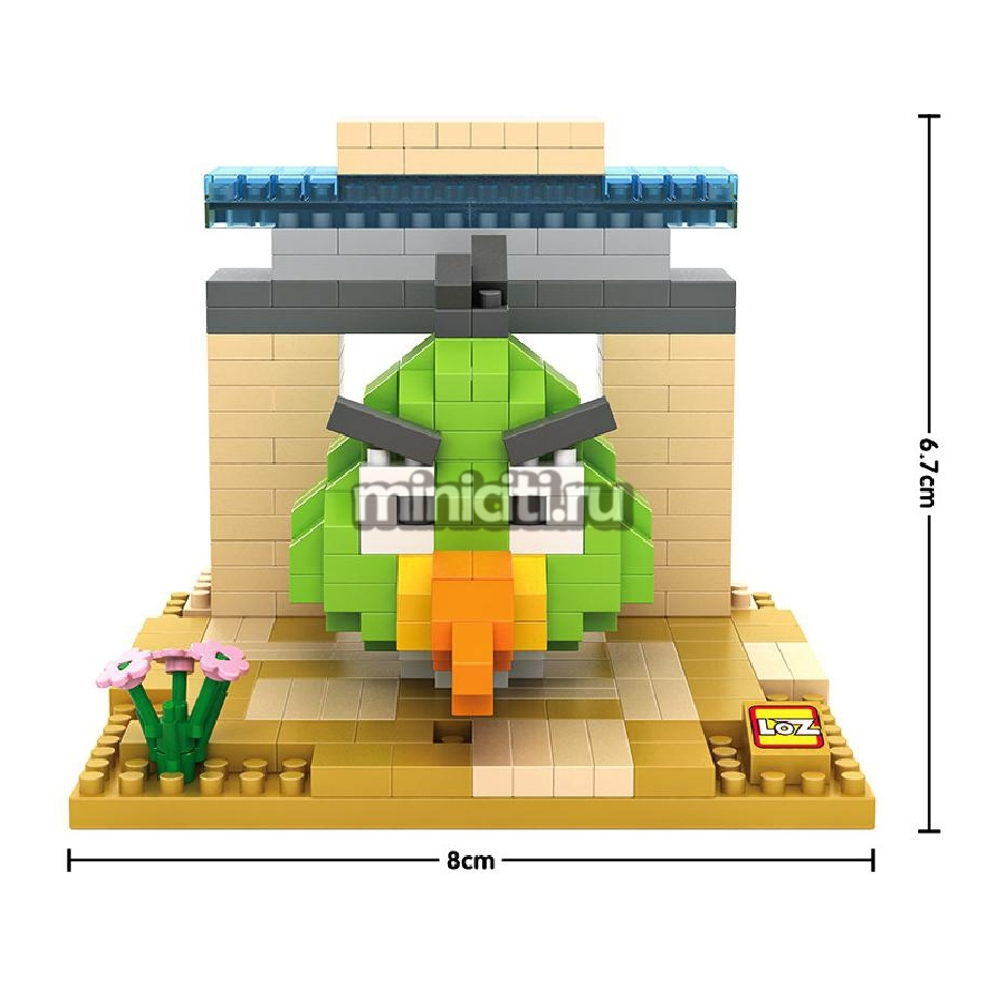 Конструктор Angry Birds: Зеленая птица | 9515