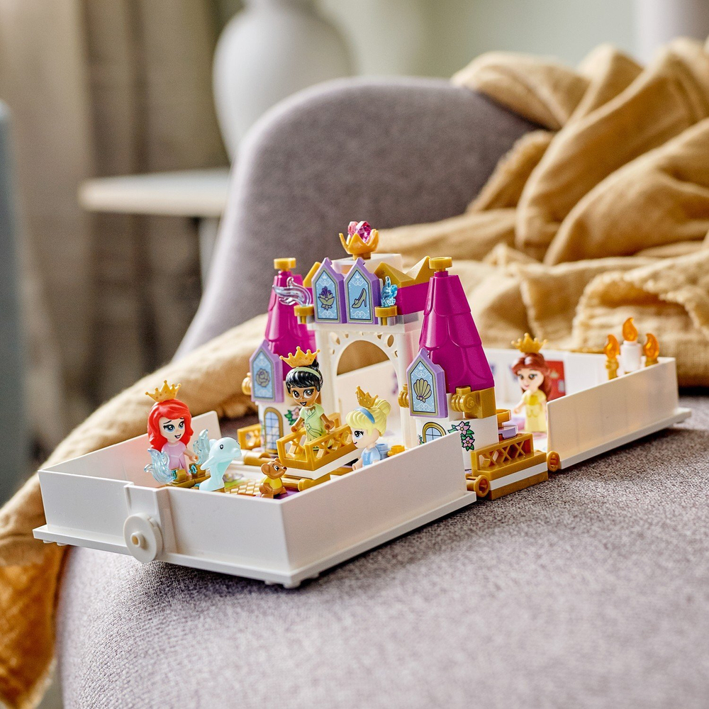 Конструктор LEGO Disney Princess Книга сказочных приключений Ариэль, Белль, Золушки и Тианы | 43193