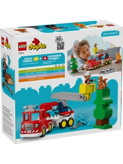 Конструктор LEGO DUPLO 10473 Пожарная машина с шлангом и пожарным