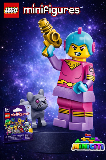 Минифигурки LEGO Minifigures 71046 серия 26 Космическая героиня