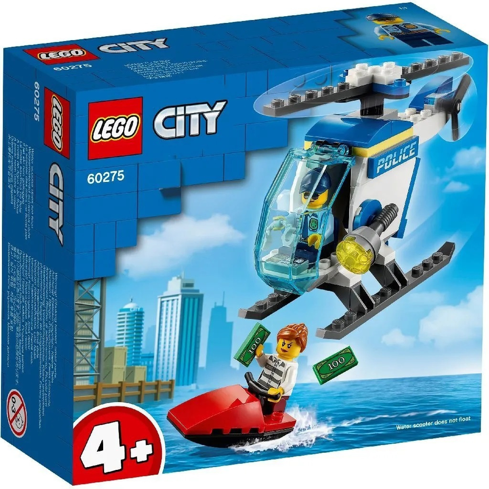 Конструктор LEGO City Police Полицейский вертолёт | 60275