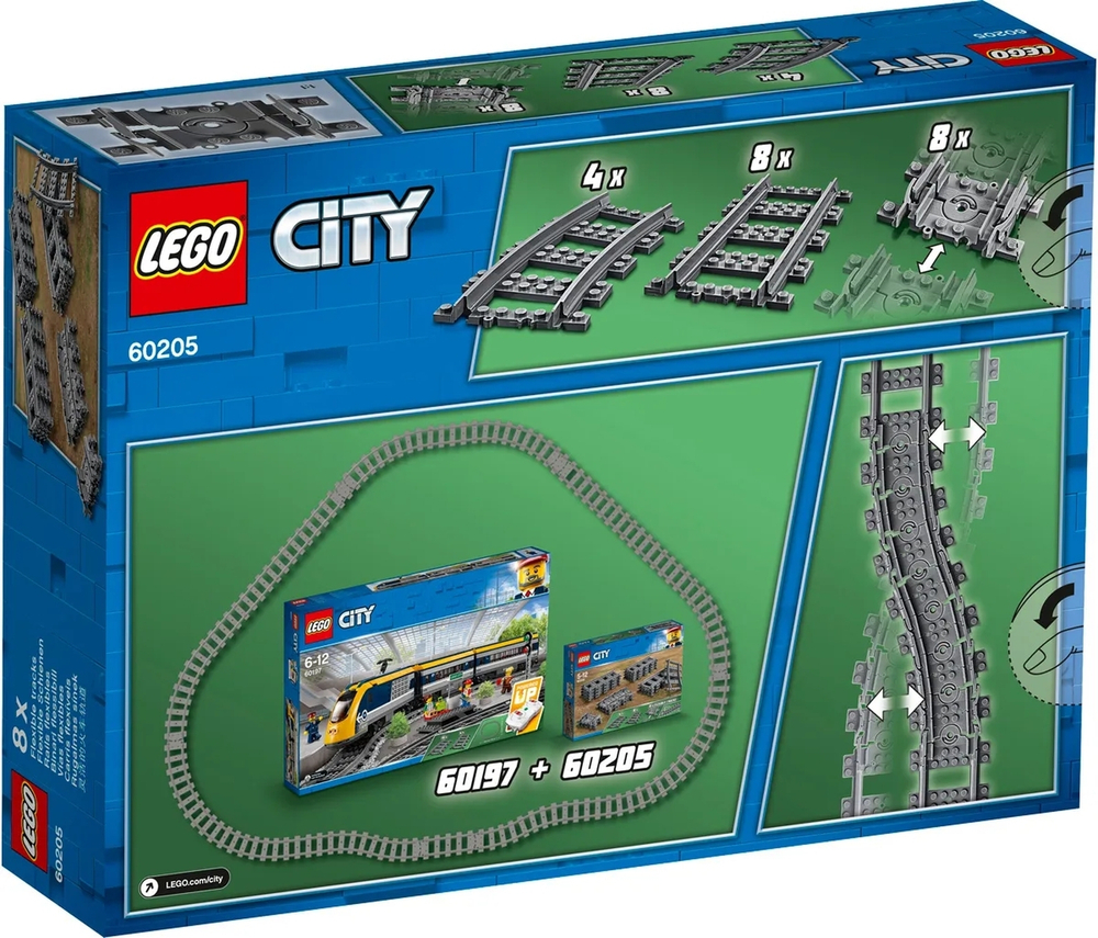 Конструктор LEGO City Trains Рельсы | 60205