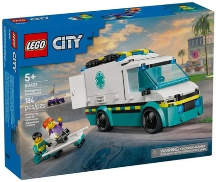 Конструктор LEGO Сity Скорая помощь | 60451
