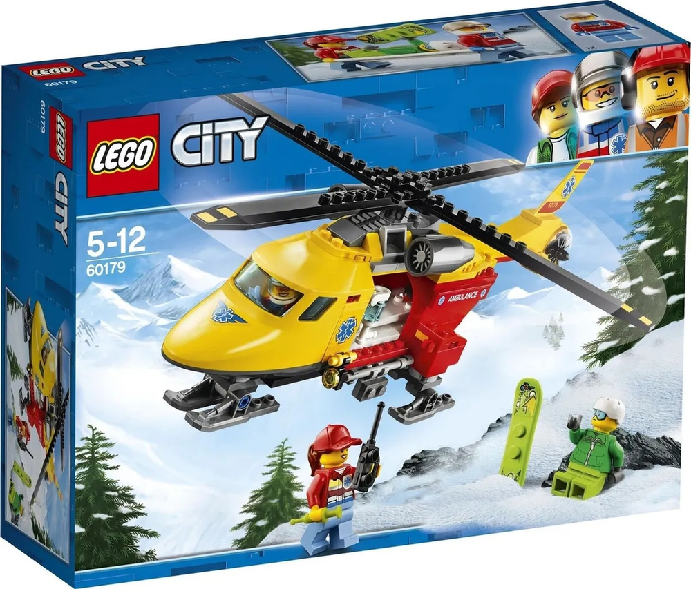 Конструктор LEGO City Вертолёт скорой помощи | 60179