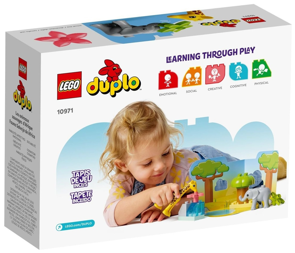 Конструктор LEGO DUPLO Дикие животные Африки | 10971