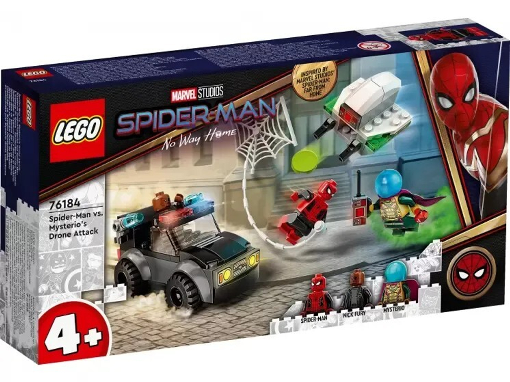 Конструктор LEGO Super Heroes Человек-паук против атаки дронов Мистерио | 76184