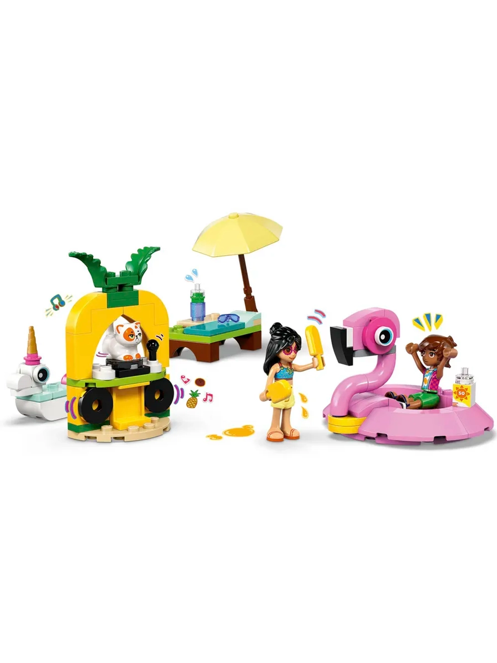 Конструктор LEGO Friends 42658 Вечеринка у бассейна с единорогом и фламинго