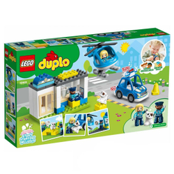 Конструктор LEGO DUPLO Town Полицейский участок и вертолёт | 10959