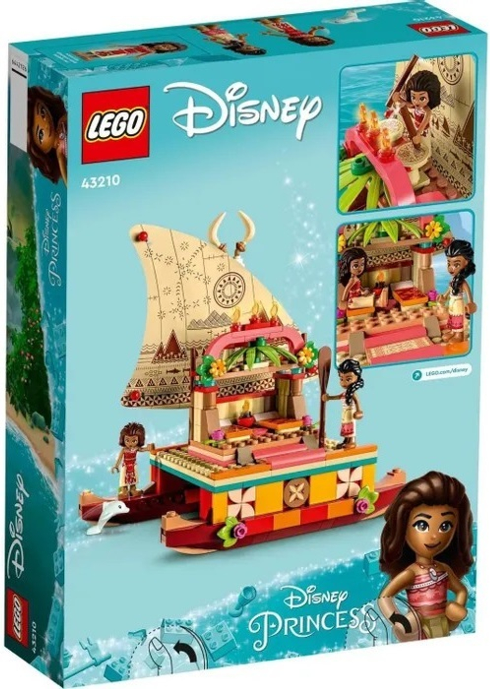 Конструктор LEGO Disney Princess Путеводная лодка Моаны | 43210