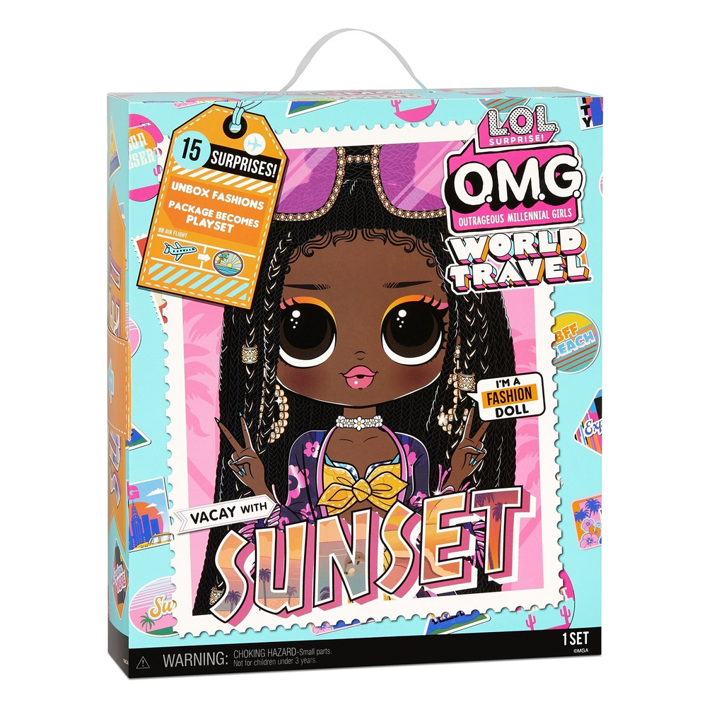 Кукла L.O.L. Surprise! OMG Travel Doll Sunset | 576570EUC