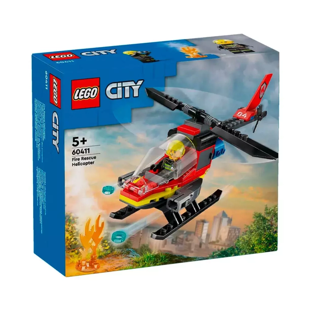 Конструктор LEGO City Пожарно-спасательный вертолет | 60411