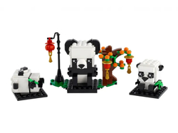 Конструктор LEGO BrickHeadz Сувенирный набор Панды на китайский Новый год | 40466