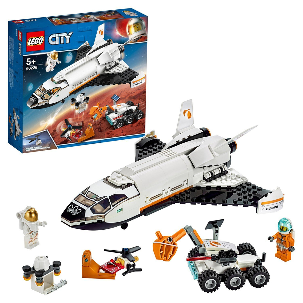 Конструктор LEGO City Space Port Шаттл для исследований Марса | 60226