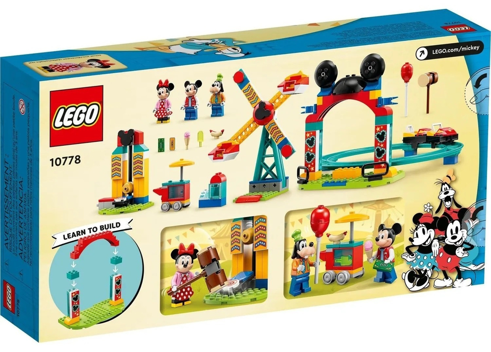 Констурктор LEGO Disney Mickey and Friends Веселье Микки, Минни и Гуфи на ярмарке | 10778