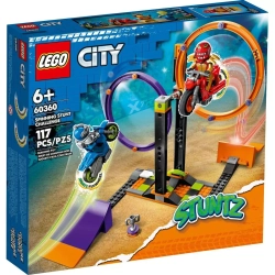 Конструктор LEGO City Stuntz Испытание каскадеров с вращением | 60360