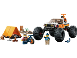 Конструктор LEGO CITY Приключения внедорожника 4x4 | 60387