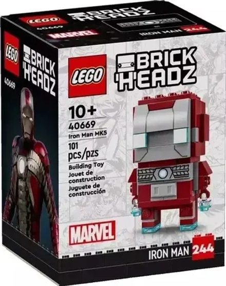 Конструктор LEGO BrickHeadz 40669 Железный Человек MK5