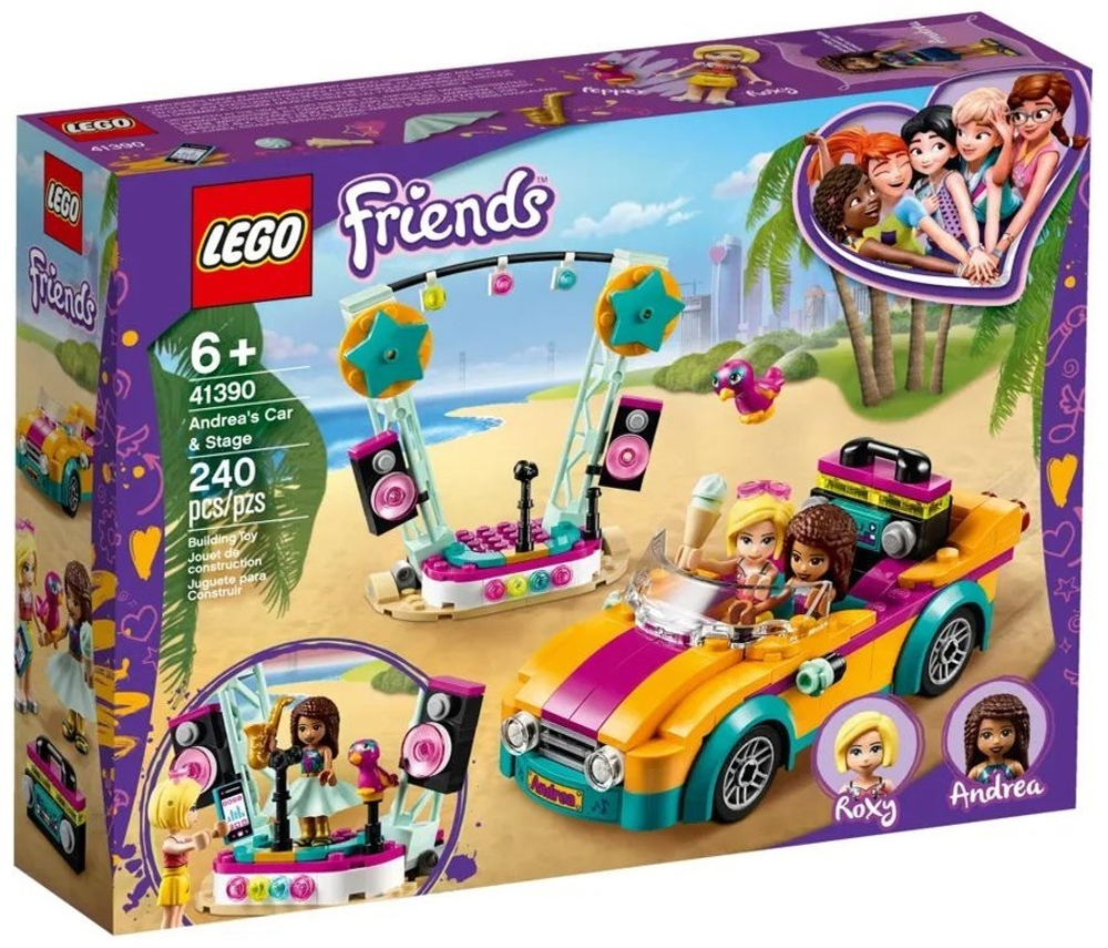 Конструктор LEGO Friends Машина со сценой Андреа | 41390