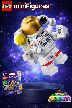 Минифигурки LEGO Minifigures 71046 серия 26 Космонавт