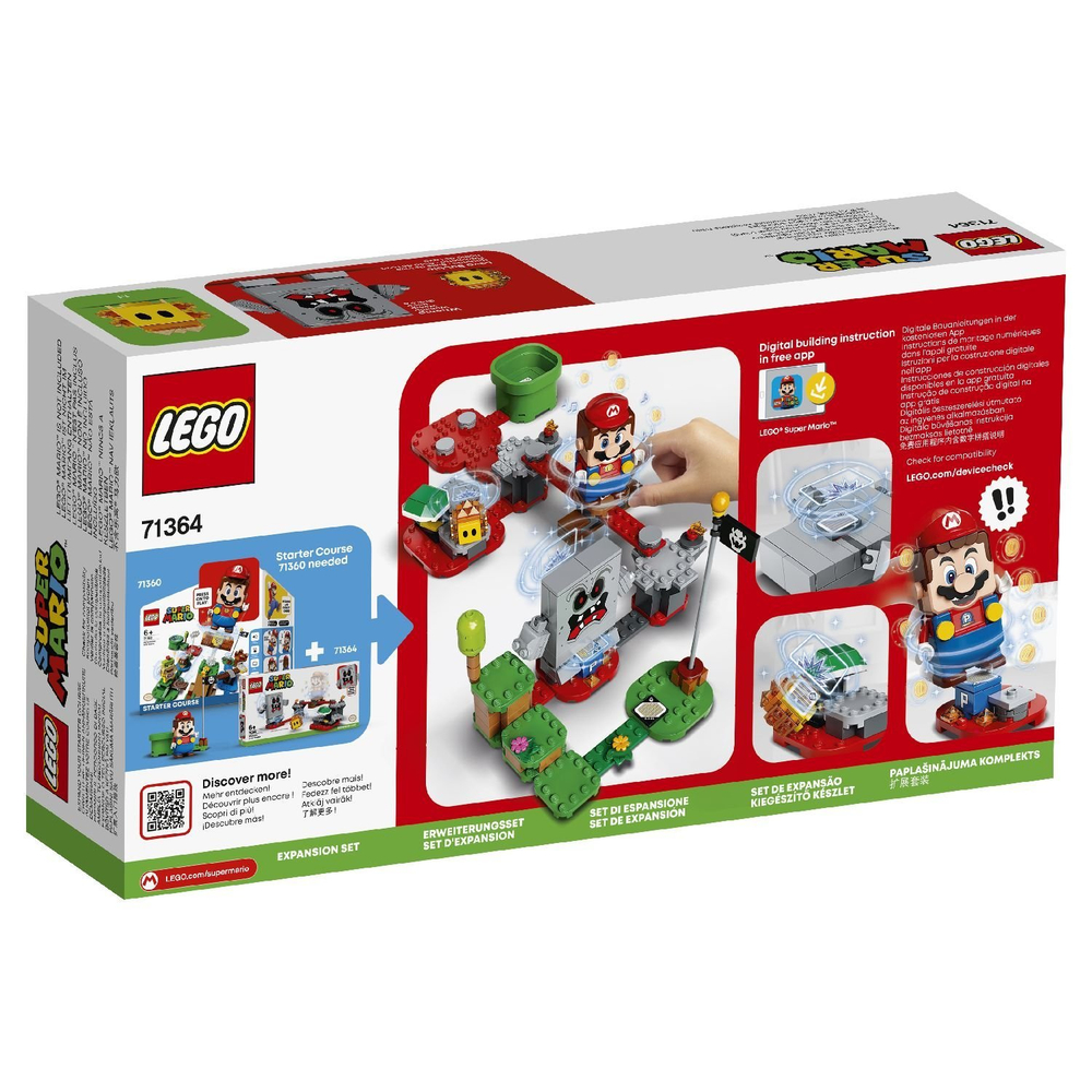 Конструктор LEGO Super Mario Неприятности в крепости Вомпа | 71364