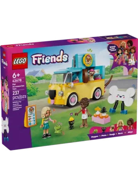 Конструктор LEGO Friends 42678 Фургон с товарами для домашних животных