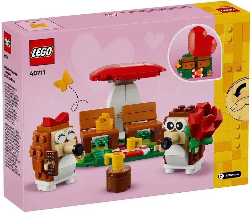 Сувенирный набор LEGO Свидание ёжиков на пикнике | 40711