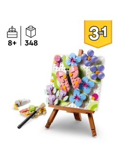 Конструктор LEGO Creator 3-in-1 31390 Декоративная живопись «Цветочное искусство»