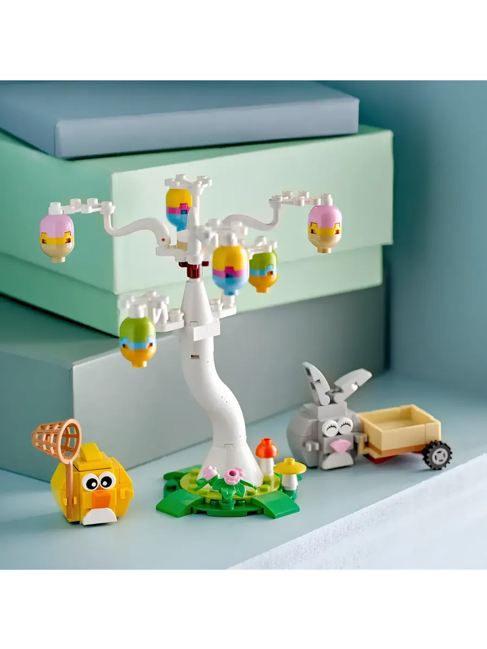 Конструктор LEGO Seasonal 40808 Охота за Пасхальным Кроликом и Куриными Яйцами