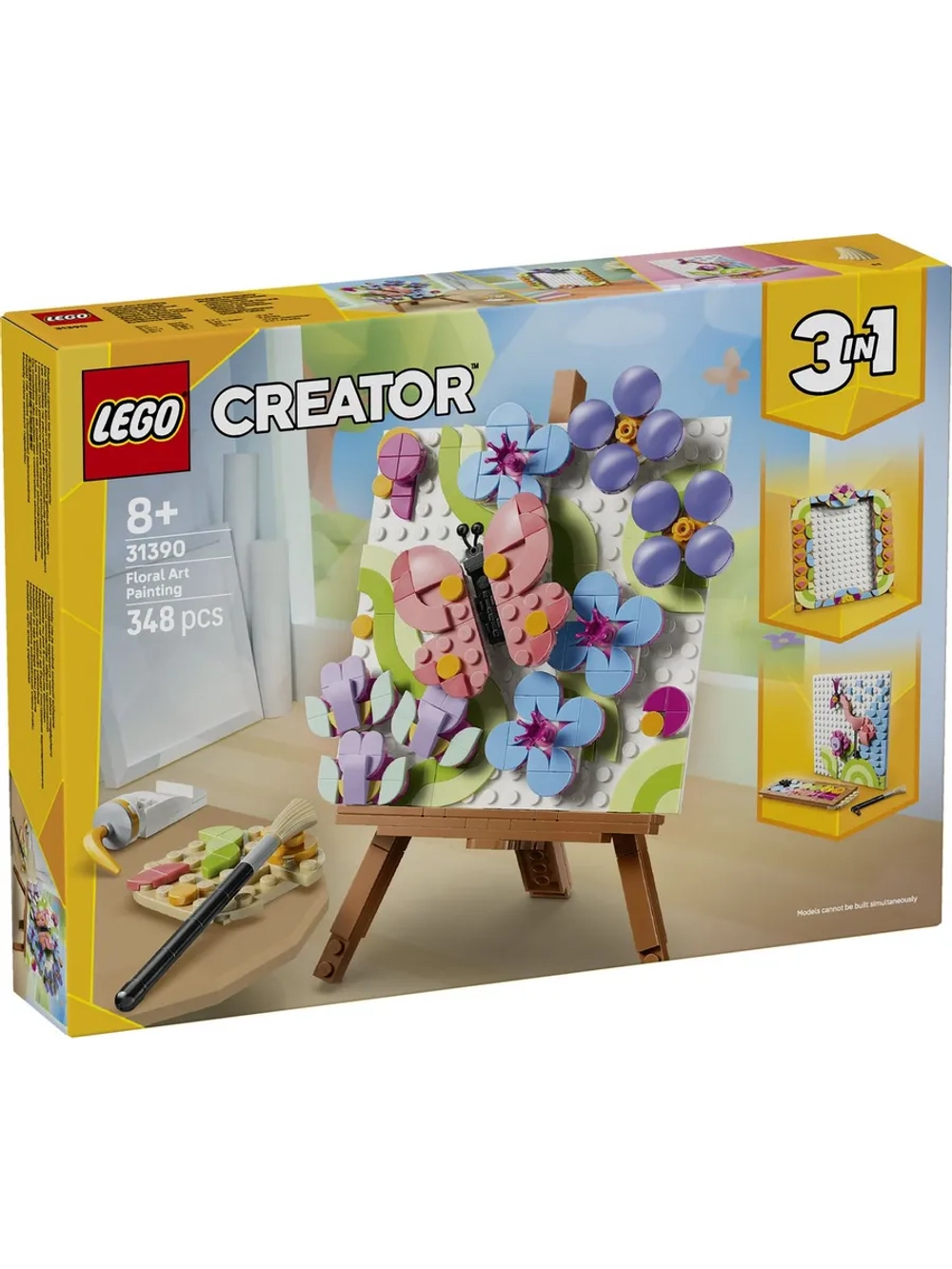Конструктор LEGO Creator 3-in-1 31390 Декоративная живопись «Цветочное искусство»