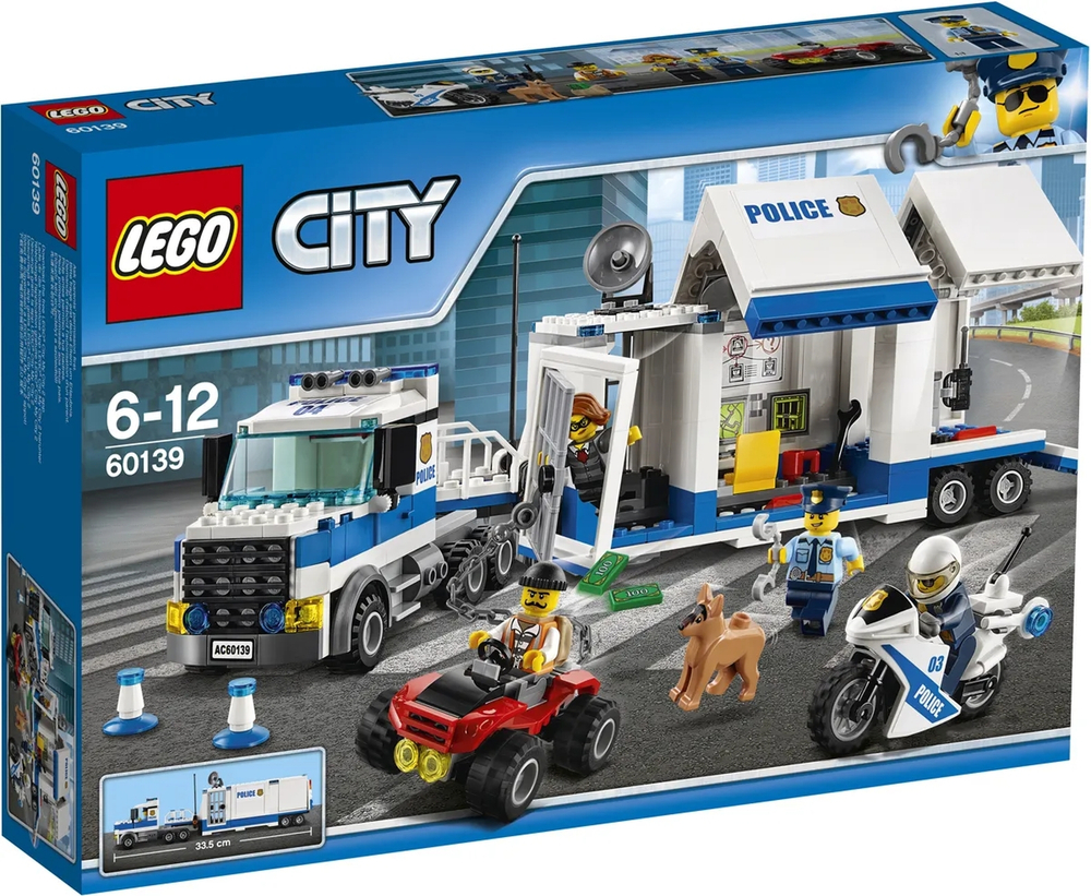 Конструктор LEGO City Police Мобильный командный центр | 60139