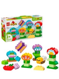 Конструктор LEGO DUPLO Создаем сад с цветами, 45 деталей, 2+, 10444