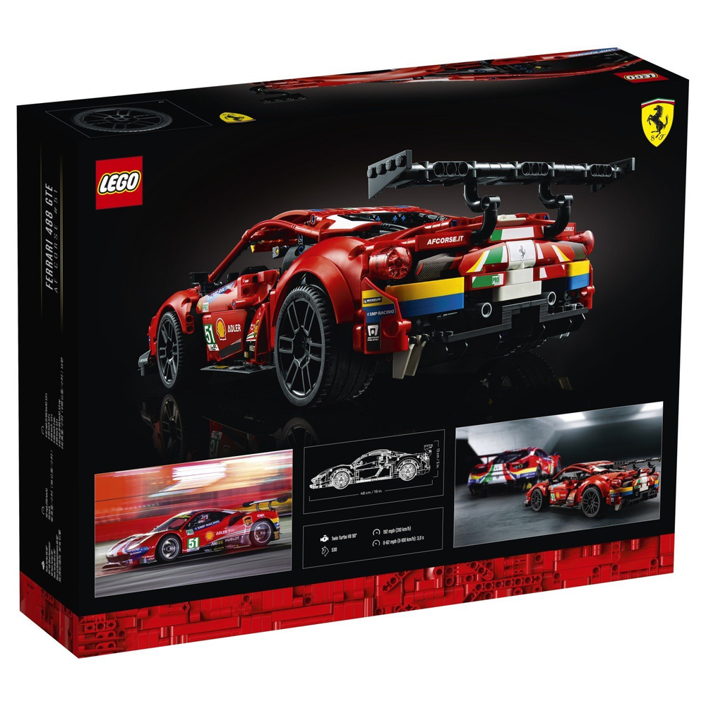 Конструктор LEGO Technic Ferrari 488 GTE "AF Corse #51" | 42125